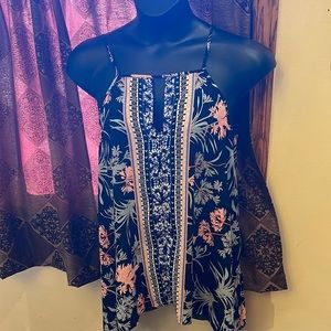 Spaghetti strapped blouse